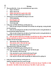 Tổng hợp Câu hỏi pháp luật đại cương