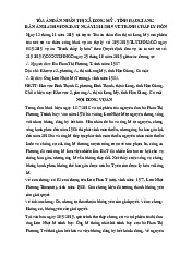 Bản Án Ly Hôn Tòa Án Nhân Dân Thị Xã Long Mỹ, Hậu Giang | Môn Luật hôn nhân và gia đình - Trường Đại học Luật, Đại học Huế