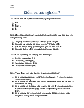 Trắc nghiệm quản trị mạng | Trường Đại học Kinh doanh và công nghệ Hà Nội