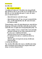 Bài tập môn Tiếng Anh - câu điều kiện loại 2