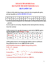 BÀI GIẢI THAM KHẢO cho BÀI TẬP ÔN THI MÔN TKUD HK . Môn Thống kê ứng dụng | Đại học Văn Hiến.