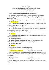Bộ câu hỏi môn Chủ nghĩa xã hội khoa học | Trường Đại Học Tây Nguyên