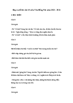 Đề thi vào 10 môn Ngữ văn năm 2023 - 2024 Sở GD&ĐT Đồng Nai