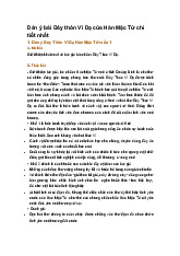 Dàn ý bài Đây thôn Vĩ Dạ của Hàn Mặc Tử chi tiết nhất