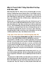 Mẫu Vẽ Tranh Chiến Thắng Điện Biên Phủ Đẹp Nhất Năm 2024