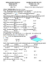 Đề giữa học kì 1 Toán 6 năm 2024 – 2025 phòng GD&ĐT Tân Yên – Bắc Giang