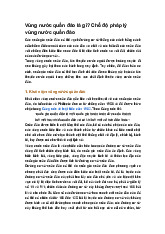 Vùng nước quần đảo là gì? Chế độ pháp lý vùng nước quần đảo
