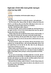 Nghị luận về tinh thần tương thân tương ái chọn lọc hay nhất