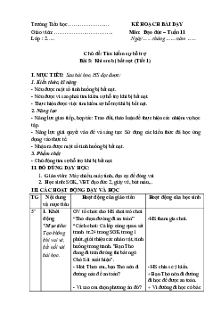 Giáo án Đạo đức 2 sách Cánh diều (Cả năm) | Bài 5