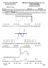 Đề cuối kì 1 Toán 12 năm 2024 – 2025 trường THPT Đinh Tiên Hoàng – Ninh Bình