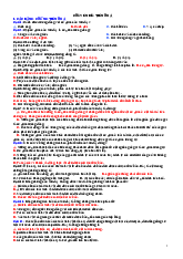 TIẾN HÓA - các câu hỏi trắc nghiệm liên quan