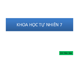 Bài giảng điện tử môn Khoa học tự nhiên 7 Hoá học Bài 2: Nguyên tử | Chân trời sáng tạo