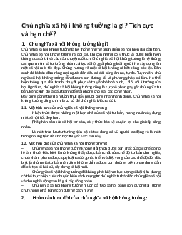 Chủ nghĩa xã hội không tưởng là gì? Tích cực và hạn chế?