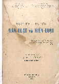 Từ điển Danh từ và tài liệu Dân luật - Hiến pháp | Trường Đại học Luật, Đại học Quốc gia Hà Nội