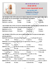 Đề thi thử vào lớp 10 môn Tiếng Anh năm học 2024-2025 - Phòng Giáo dục Thạch Thất - Hà Nội