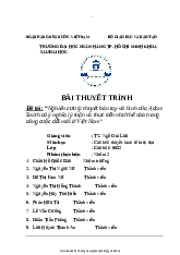 Đề tài: “Nghiên cứu lý thuyết bàn tay vô hình của Adam Smith có ý nghĩa lý luận và thực tiễn như thế nào trong công cuộc đổi mới ở Việt Nam”  | Đại học Ngân hàng