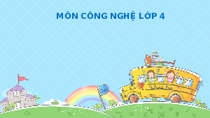 Giáo án điện tử Công nghệ 4 Cánh diều: Bài chậu và giá thể