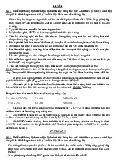 Đề số 1 đến 10 - Môn Kinh tế vĩ mô - Đại Học Kinh Tế - Đại học Đà Nẵng