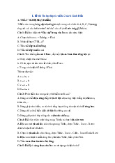 Đề thi học kỳ 2 môn Tin học lớp 6 năm học 2024 - 2025 - Đề số 2 | Bộ sách Cánh diều