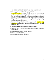 Đề cương ôn tập tập lịch sử đảng cộng sản Việt Nam | Đại học Sư Phạm Hà Nội