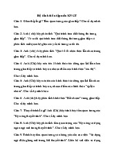 Bộ đề  môn Kỹ năng giao tiếp    | Trường đại học kinh doanh và công nghệ Hà Nội