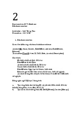 Database Administration and Tuning| Môn thiết kế và quản trị cơ sở dữ liệu| Trường Đại học Bách Khoa Hà Nội