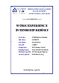 Work Experience Internship - Tài liệu tham khảo | Đại học Hoa Sen