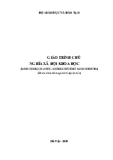 Giáo Trình Môn Chủ nghĩa xã hội khoa học | Trường Đại học Bách khoa - Đại học Quốc gia Thành phố Hồ Chí Minh