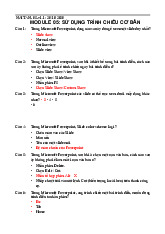 Hướng dẫn sử dụng trình chiếu cơ bản trong Powerpoint | Môn Ứng dụng công nghệ thông tin - Đại Học Sư phạm Kỹ thuật Hưng Yên