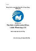 Bài Báo Cáo Tìm hiểu về phần mềm đồ họa Adobe Photoshop CS5 | Đại học công nghệ và truyền thông Thái Nguyên