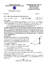 Đề giữa học kì 1 Toán 9 năm 2024 – 2025 trường THCS Nguyễn Công Trứ – Hà Nội