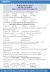 Đề thi giữa học kì 2 – Đề số 2 môn Tiếng Anh 11 Bright