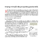 Lý thuyết và bài tập Chương 4: Chuyển động trong không gian hai chiều môn Vật lý đại cương | Đại học Phenika