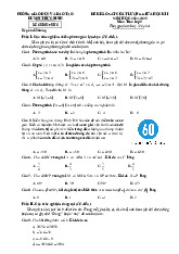 Đề giữa học kì 1 Toán 9 năm 2024 – 2025 phòng GD&ĐT Trực Ninh – Nam Định