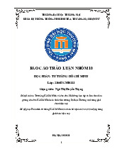 Tư tưởng Hồ Chí Minh về đạo đức | Bài thảo luận tư tưởng Hồ Chí Minh