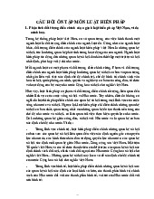 Câu hỏi ôn tập môn Luật hiến pháp | Trường Đại học Kinh tế – Luật, Đại học Quốc gia Thành phố Hồ Chí Minh