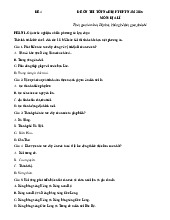 Đề thi thử tốt nghiệp THPT 2025 môn Địa lí bám sát đề minh họa - Đề 4