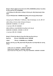 Bài tập chương 1 - Nguyên lý kế toán | Đại học Kinh Tế Quốc Dân