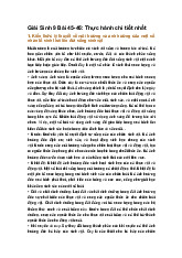 Giải Sinh 9 Bài 45-46: Thực hành chi tiết nhất