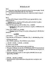 Đề kiểm tra 02 Tài chính doanh nghiệp - Đại học Nội Vụ Hà Nội