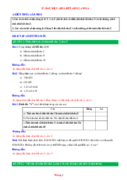 Phương pháp giải bài 7 Dấu hiệu chia hết cho 2 cho 5 Toán 6 Chân trời sáng tạo