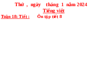 Giáo án điện tử Tiếng việt 1 Cánh diều: Ôn tập cuối học kì 1