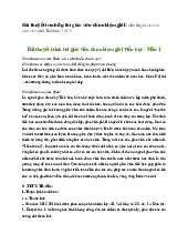 Bài thuyết trình dự thi giáo viên chủ nhiệm giỏi