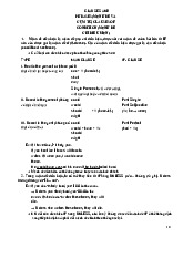 Ngữ pháp và Bài tập Câu Điều Kiện (IF Clause) | Trường Đại học Khoa Học Xã Hội và Nhân Văn, Đại học Quốc gia Hà Nội