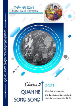 Chuyên đề đường thẳng và mặt phẳng trong không gian, quan hệ song song – Phạm Hùng Hải