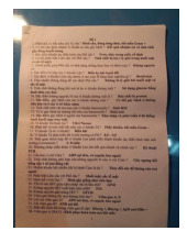 Đề thi Vi-sinh học - Kiểm tra kiến thức về vi khuẩn môn Vi sinh | Trường Đại Học Tây Nguyên