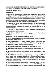 Lý thuyết chương 1: Khái niệm, đối tượng, phương pháp nghiên cứu - môn tư tưởng Hồ Chí Minh