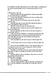 Câu hỏi ôn tập thi viết - Lý Luận Nhà nước và pháp luật | Trường Đại học Luật, Đại học Quốc gia Hà Nội