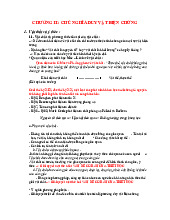 Chương 2 Chủ nghĩa duy vật biện chứng | Môn Triết học Mac-Lenin & Tư tưởng Hồ Chí Minh - Trường Đại học Luật Hà Nội