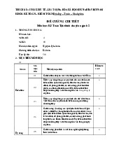 Đề cương chi tiết môn Kế Toán Tài Chính môn Kế toán tài chính | Trường Đại Học Tây Nguyên